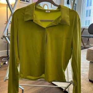 Sunday Best Chartreuse Button Down Shirt